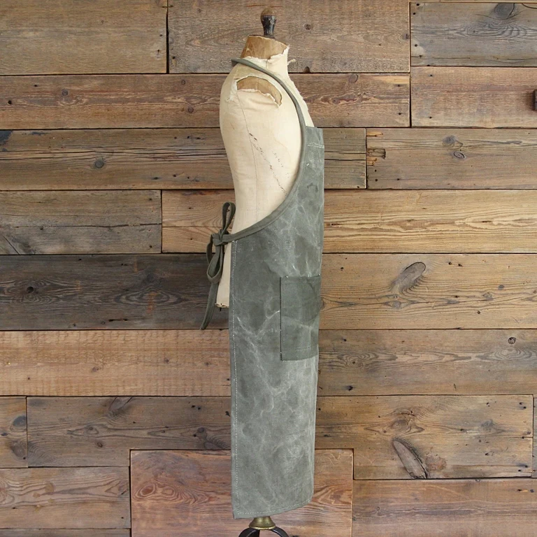 Vintage Tent Fabric Apron - Image 5