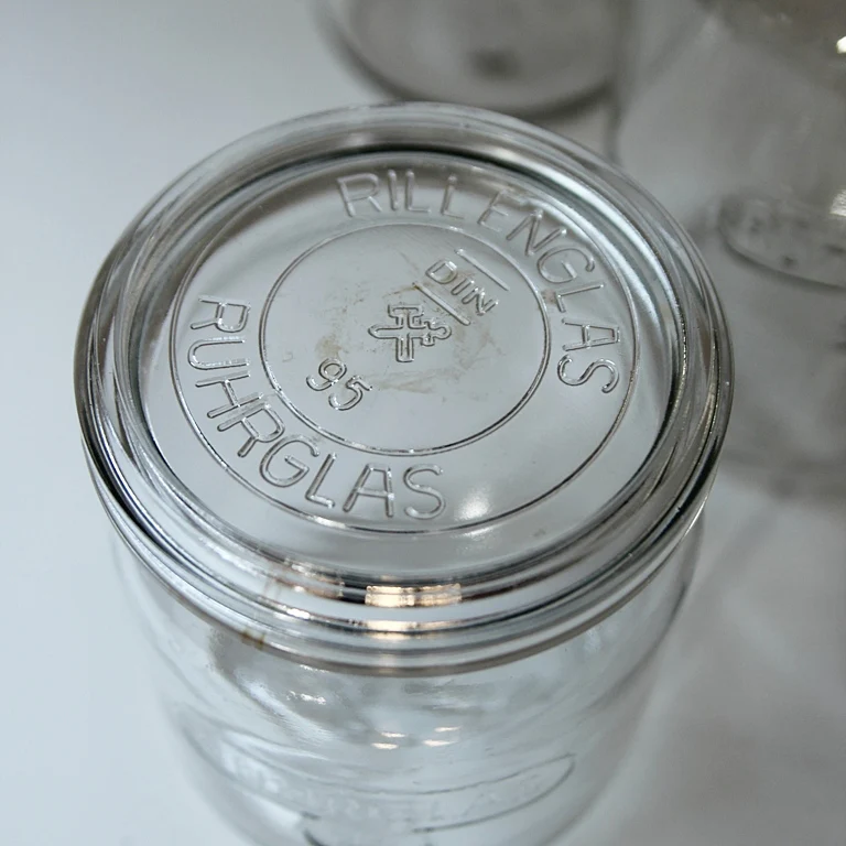 Vintage Vorratsglas „Ruhrglas“ – Rillenglas - Image 2