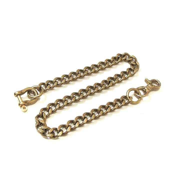 Wallet Chain Flat Cut Brass - Image 2