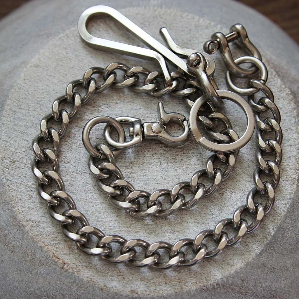 Wallet Chain Flat Cut Matte Silver - Image 3