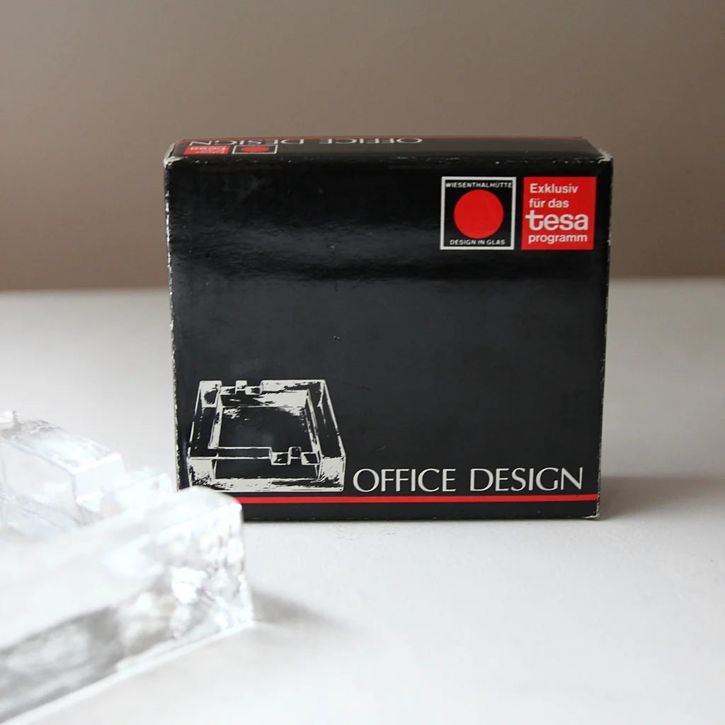 Wesenthalhütte für Tesa – Glas-Aschenbecher „Office Design“ - Image 4