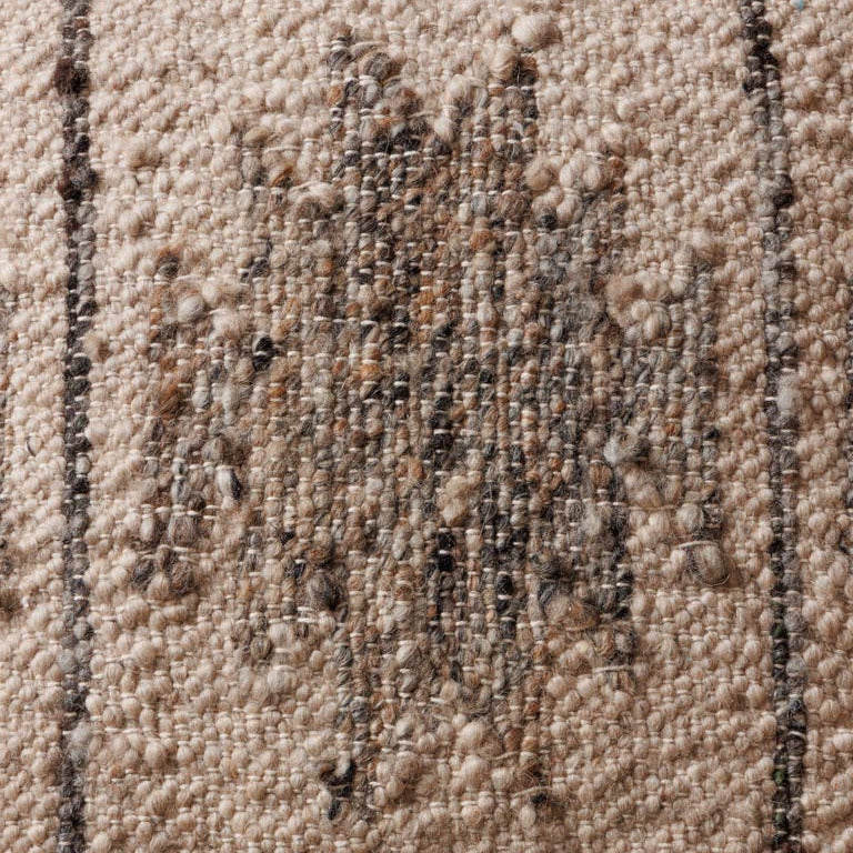 Wool Cushion Grey Pattern - Image 2