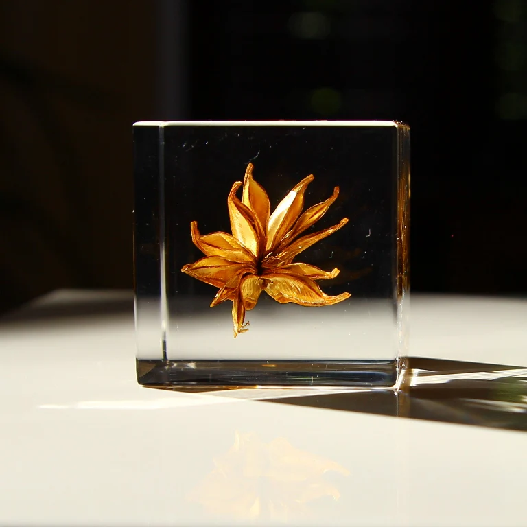 Yellow Fennel Flower - Sola Cube - Image 6